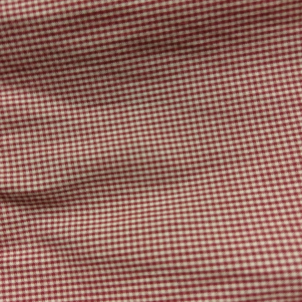 J. Crew Red Checked Button-Down, Size Large - image 3